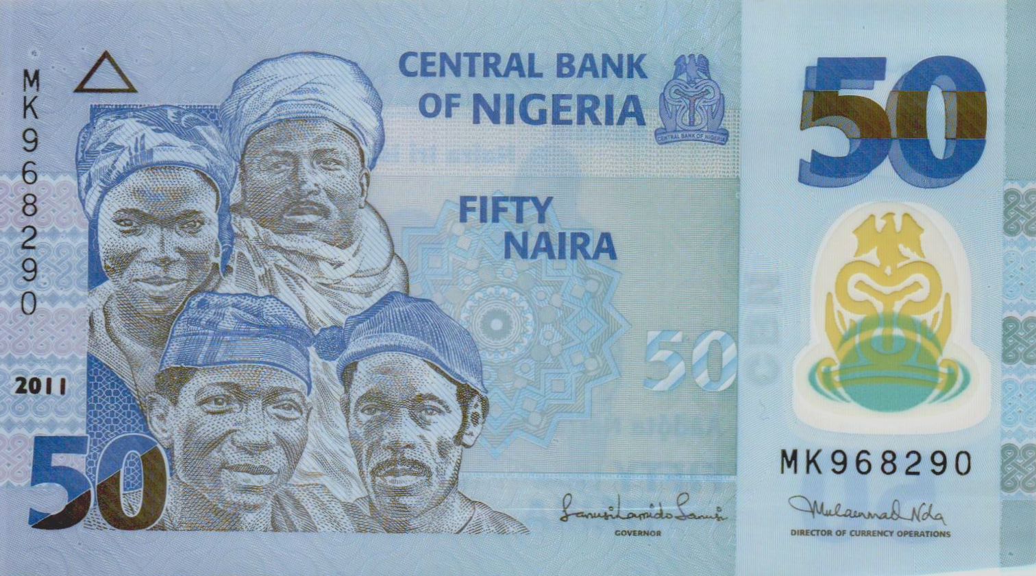 Nigeria 50 2011 UNC P-40/c1